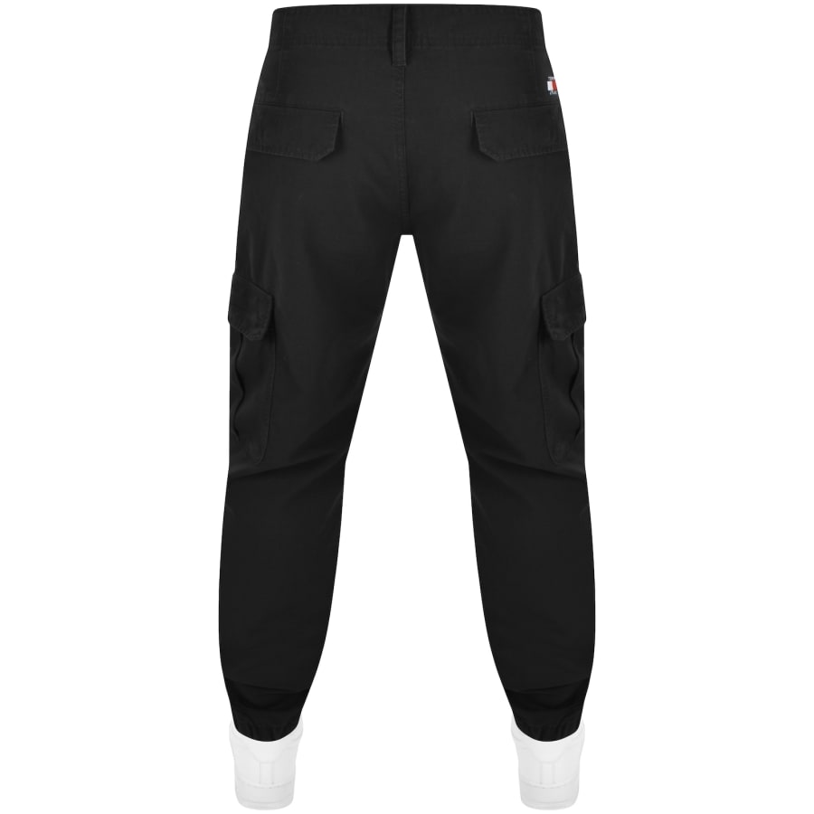 Tommy Jeans Ryan Ripstop Cargo Trousers Black